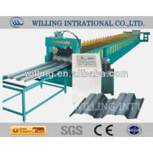 Stahlfußboden Decking Rollenformmaschine in China hergestellt